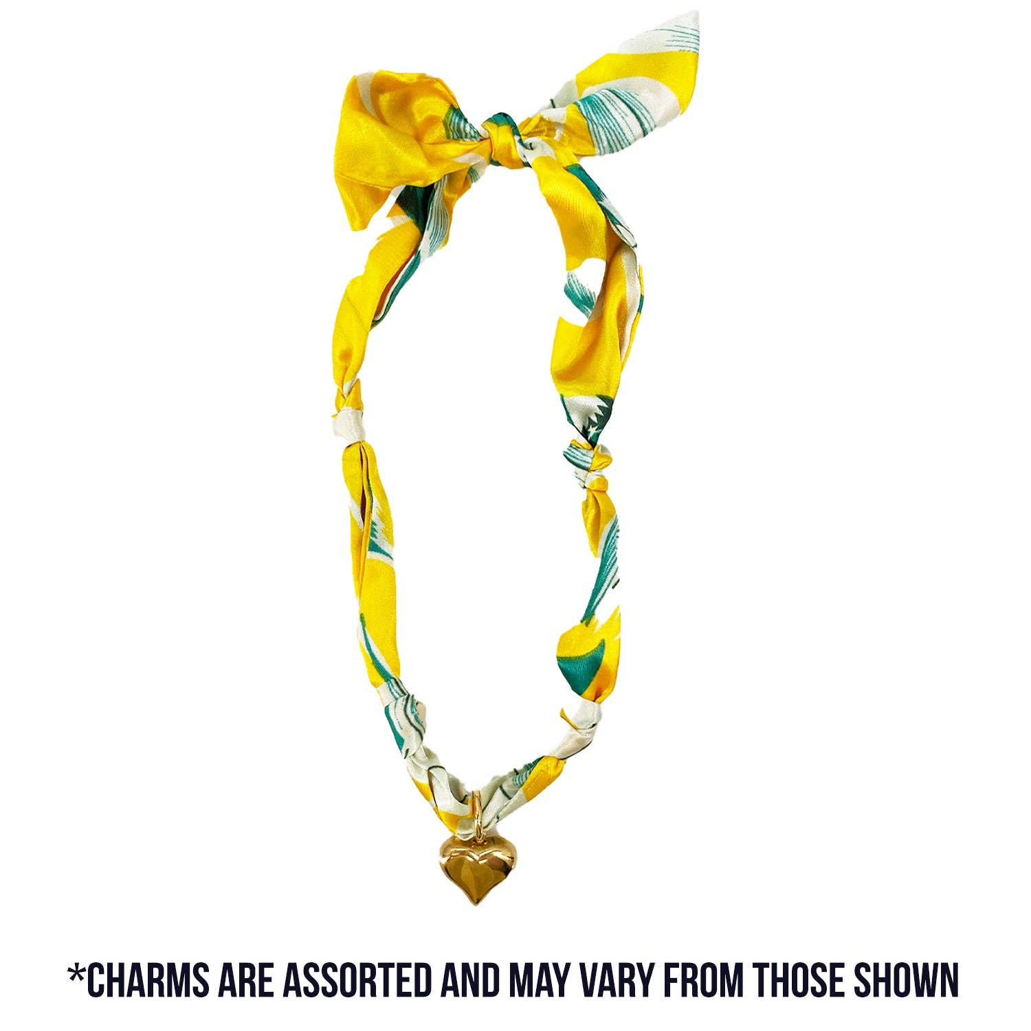 TW-1013 Scarf Necklace with Charm