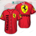 BEST Ferrari red Baseball Jersey