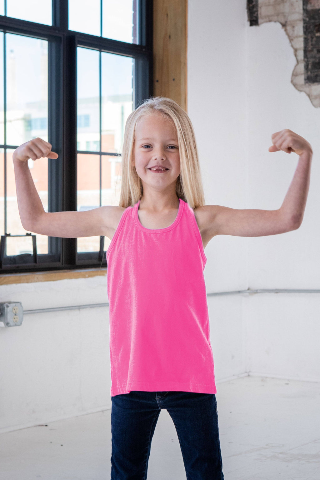 Youth Girls Premium Cotton Tank