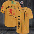 BEST Fireball Whisky logo Baseball Jersey