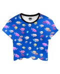Fishes For Vapor Crop Top