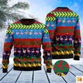 Flamingo Christmas Pattern Ugly Christmas Sweater