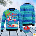 Flamingo Let’s Jingle Ugly Christmas Sweater