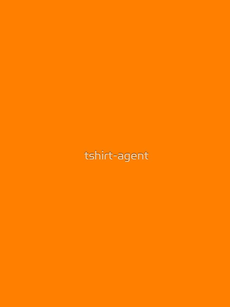 Plain orange t shirt by tshirt-agent