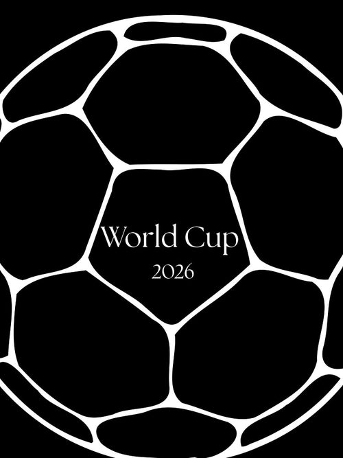 2026 Football Global Tournament Fan Ball (Black) by Digital Muse 7