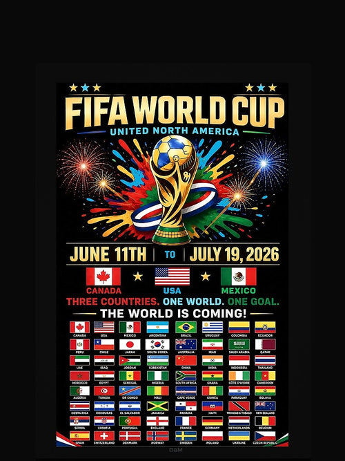 2026 WORLD CUP - Three Countries - One World - One Goal ⚽?? by DBM Photo Art 1