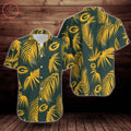 Floral Pattern Honoring the Green Bay Packers Hawaiian Shirt