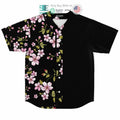 BEST Flowers black Baseball Jersey