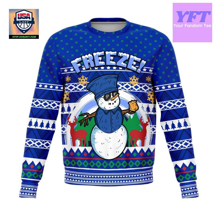 Freeze Iceman Meme Meme Design 3d Ugly Christmas Sweater