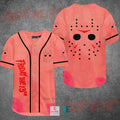 Friday the 13th Jason Voorhees Horror Movie Pink Baseball Jersey