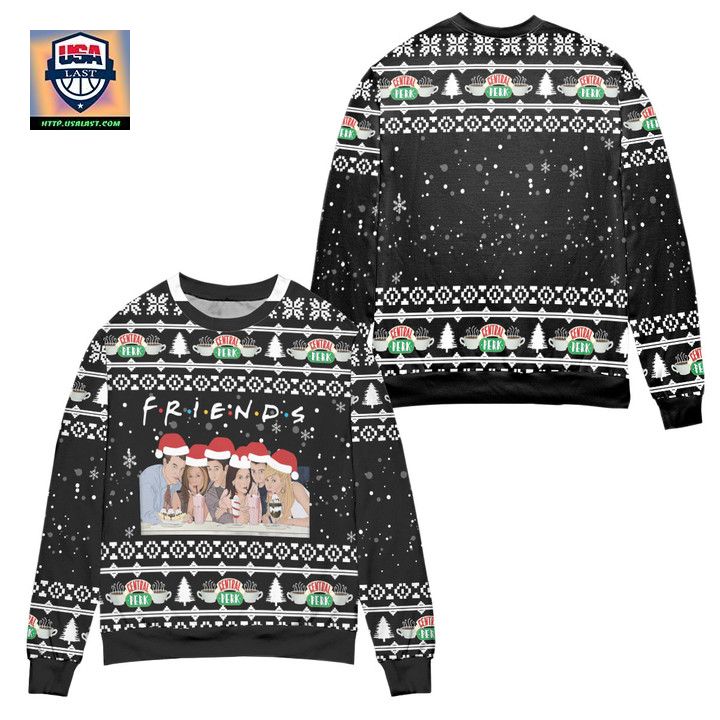 Friends Central Perk Coffee House Ugly Christmas Sweater