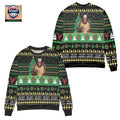 Friends Series The One With the Holiday Armadillo Ugly Christmas Sweater Black