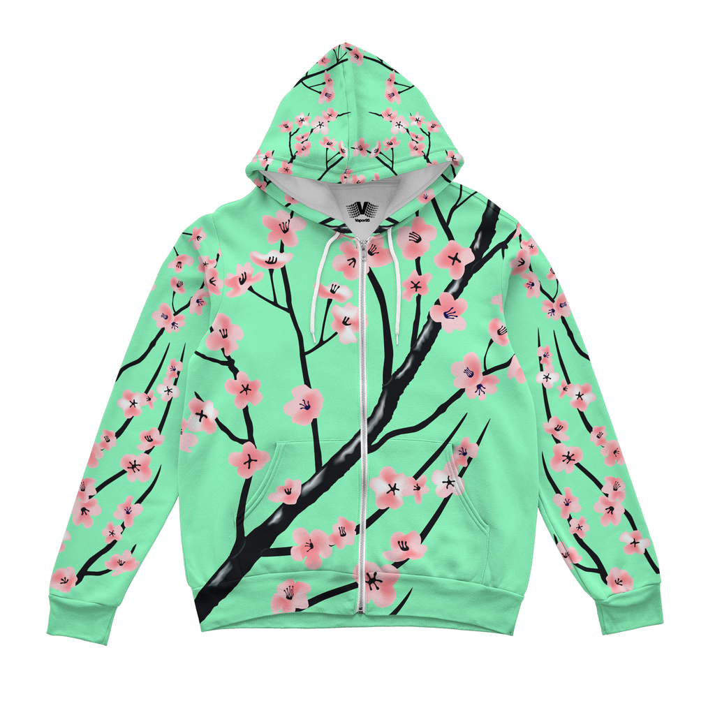 Full Bloom Zip Up Hoodie