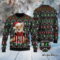 Funny Corgi In The Gift Box Ugly Christmas Sweater For Corgi Lovers On Christmas Days