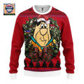 Funny Flintstone Noel Mc Ugly Christmas Sweater Thanksgiving Gift