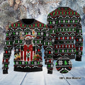 Funny Pug In The Gift Box Ugly Christmas Sweater For Pug Lovers On Christmas Days