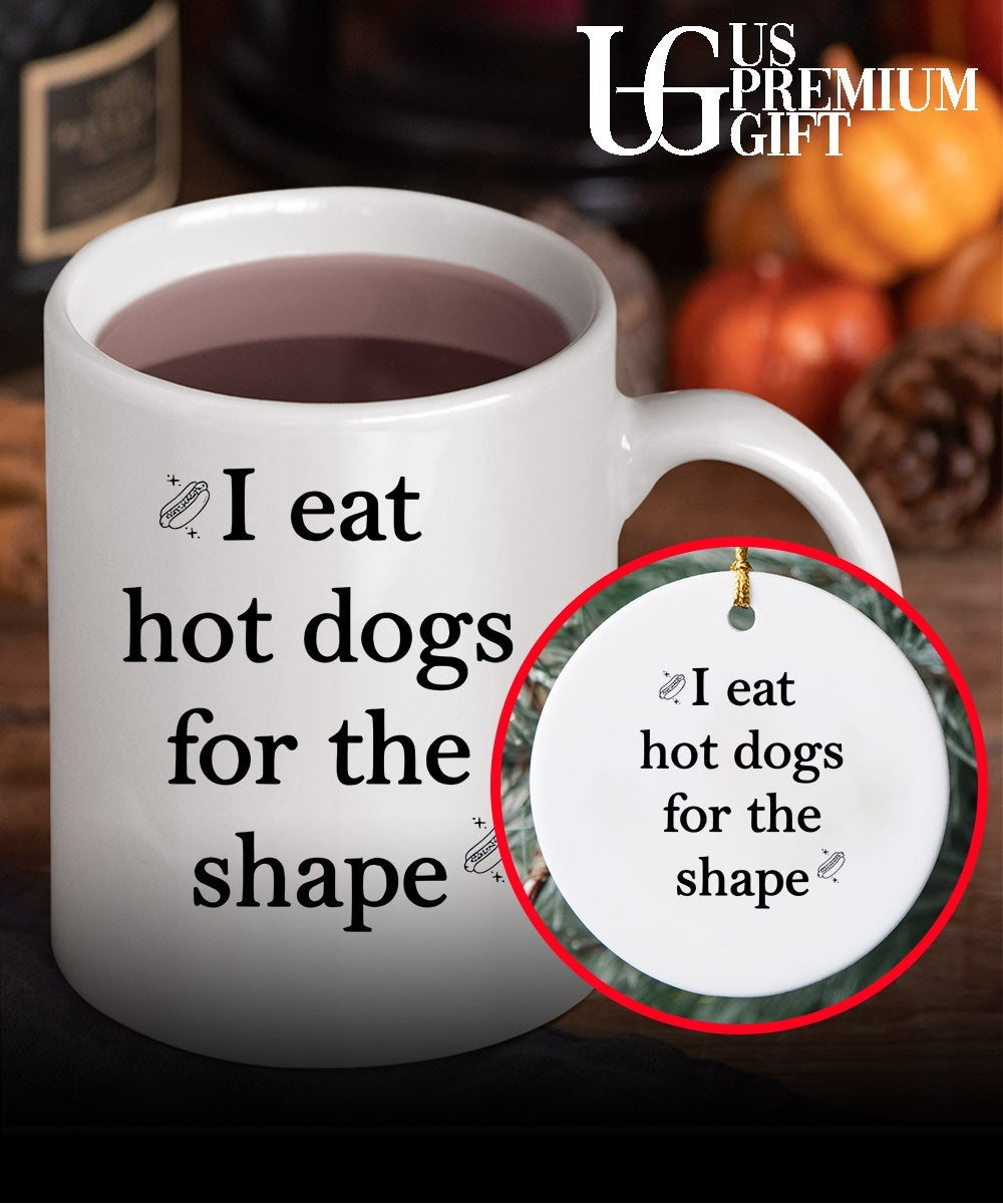 I eat hot dogs for the shape icons shirt