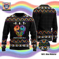 Gay God Accept You LGBT Jesus Ugly Christmas Sweater