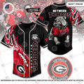 Georgia Bulldogs Between The Hedges Custom Baseball Jersey