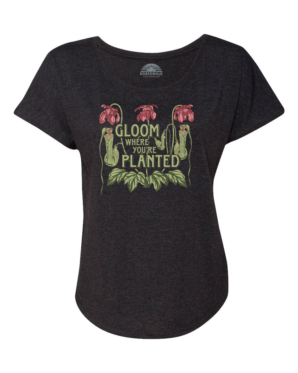 Women's Gloom Where You're Planted Scoop Neck T-Shirt