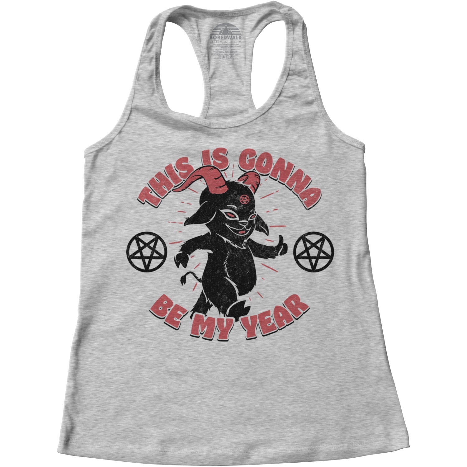 Women's This is Gonna Be My Year Devil Racerback Tank Top