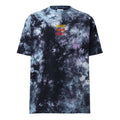 GOOD VIBES ONLY Oversized tie-dye t-shirt