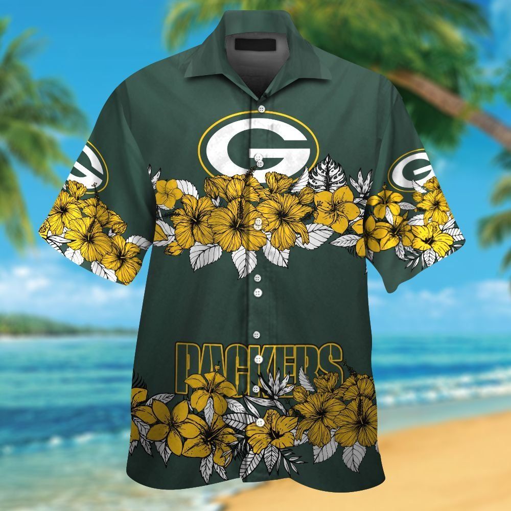 Green Bay Packers Exclusive Hawaiian Design Shirt