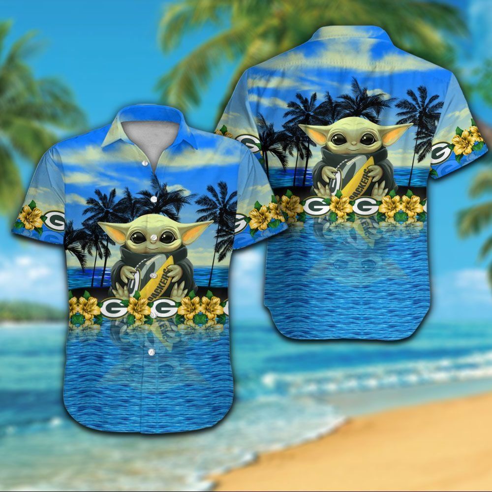 Green Bay Packers Exclusive Hawaiian Tropical Shirt