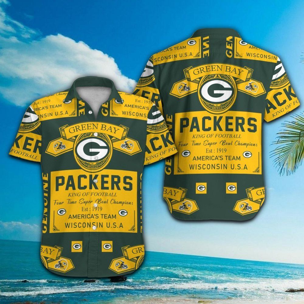 Green Bay Packers Hawaiian Tropical Exclusive Shirt