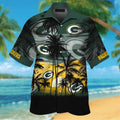 Green Bay Packers Tropical Hawaiian Shirt Unique Design