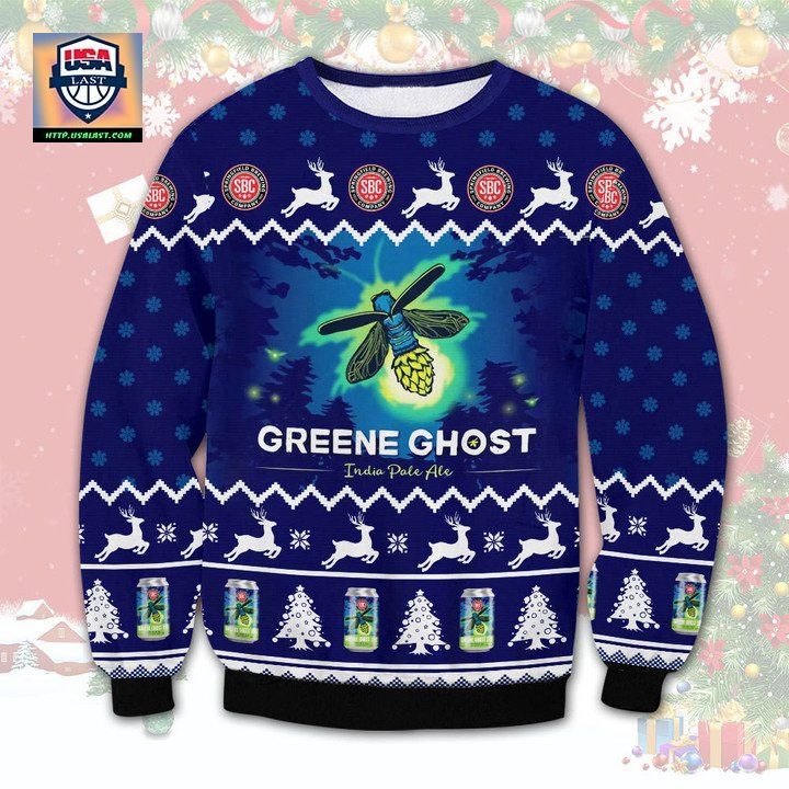 Greene Ghost IPA Ugly Christmas Sweater