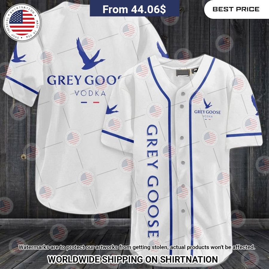 Grey Goose Vodka Baseball Shirt
