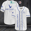 BEST Grey Goose Vodka white Baseball Jersey