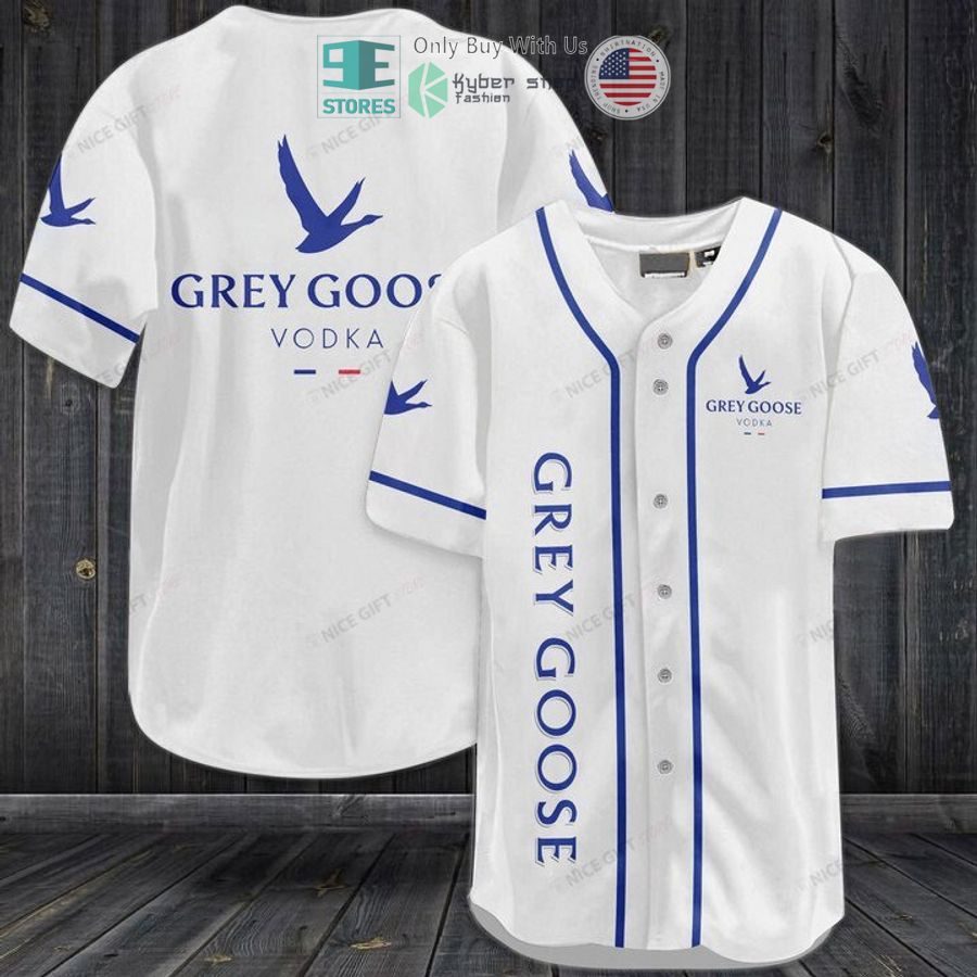 BEST Grey Goose Vodka white Baseball Jersey