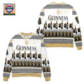 Guinness Beer Sparkle Star Ugly Christmas Sweater