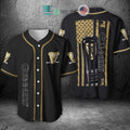 BEST Guinness Can United States Flag black Baseball Jersey