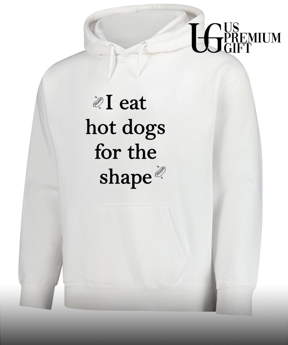I eat hot dogs for the shape icons shirt