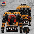 Halloween Black Cat Hello Darkness My Old Friend Ugly Christmas Sweater For Men Women Adult