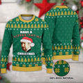 Hans Gruber Have A Yippee Kay Ay Christmas Ugly Christmas Sweater