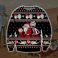Happy Human Holiday Knitting Pattern 3D Print Ugly Christmas Sweater
