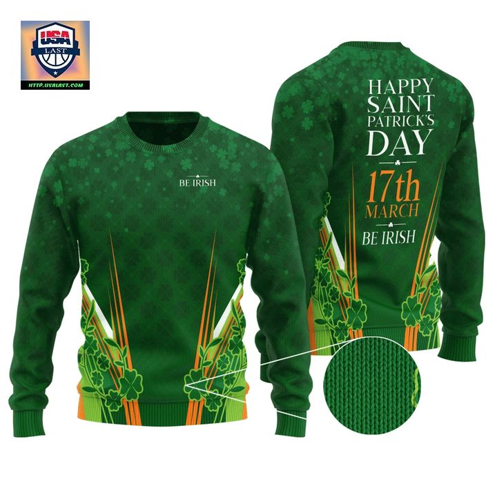 Happy Saint Patrick s Day Ugly Christmas Sweater