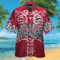 Hawaiian Atlanta Falcons Short Sleeve Tropical Shirt Button Up
