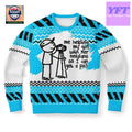 Helping My Girl With Her Only Funny Design 3d Ugly Christmas Sweater