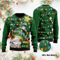 Ho Ho Ho Cow Christmas Tree Ugly Christmas Sweater For Cow Lovers On Christmas Days