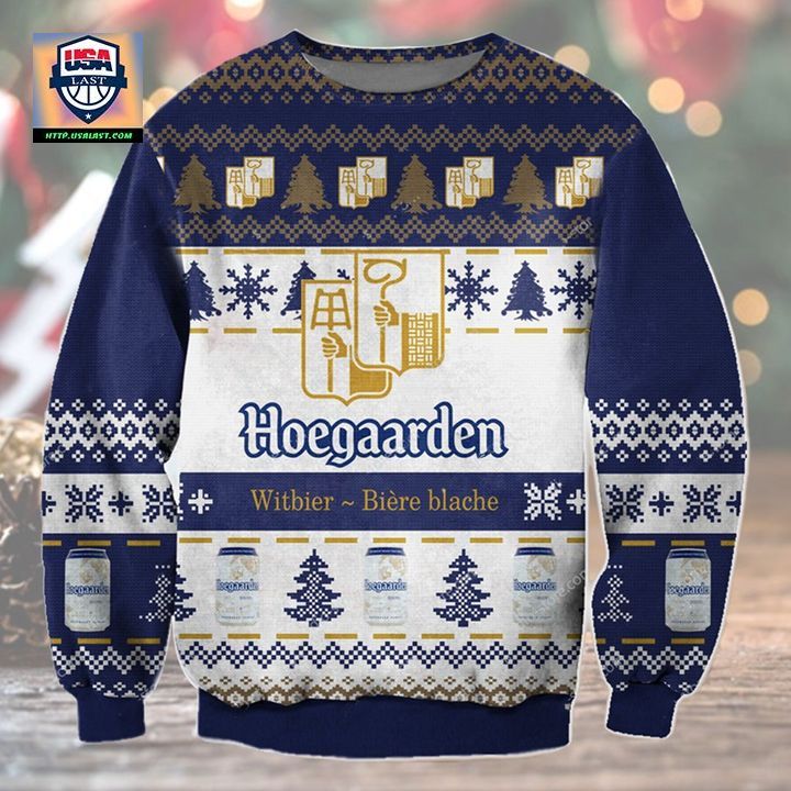 Hoegaarden Beer Ugly Christmas Sweater