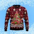 Hope Your Holiday Is Steeped In Happiness Ugly Christmas Sweater