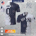 HOT New York Yankees Mix Home Away Jersey Polo Shirt