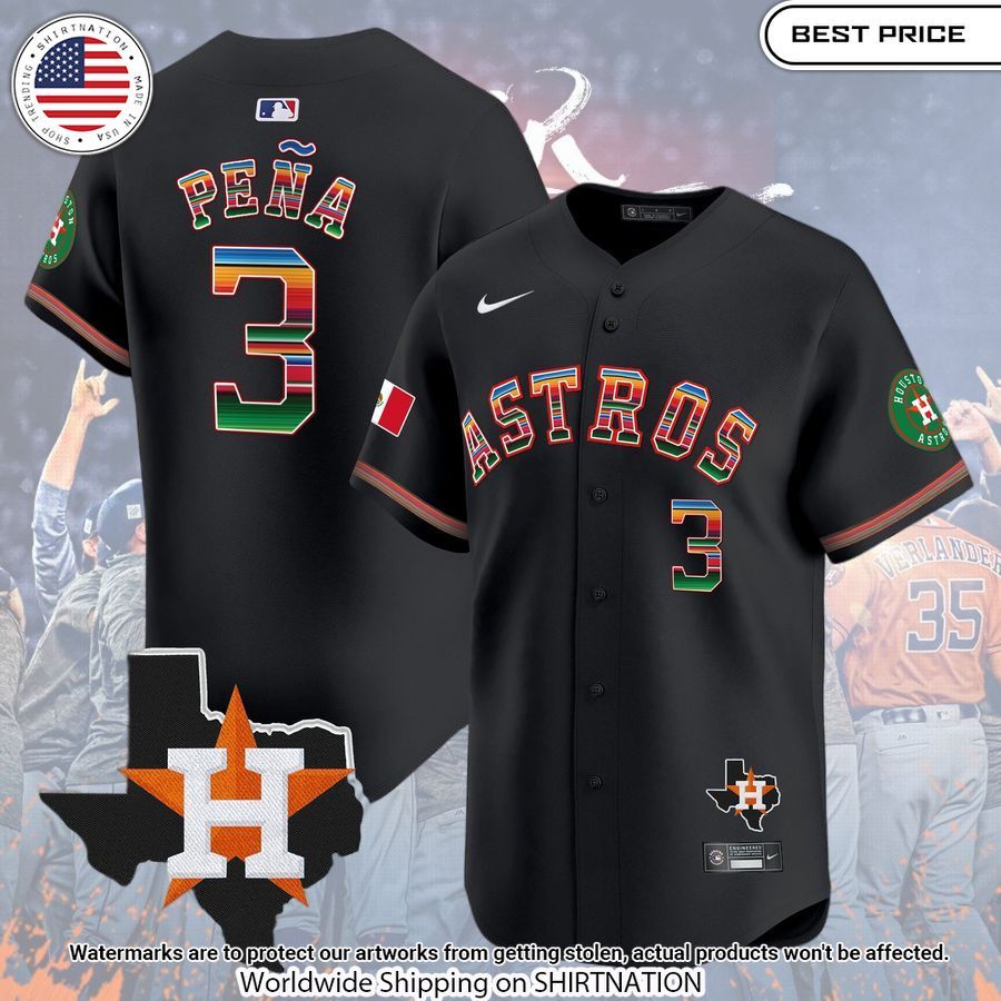 Houston Astros Jeremy Pena Baseball Jersey