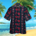 Houston Texans Short Sleeve Button Up Tropical Hawaiian Shirt VER027