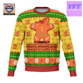 I Cant Feel My Face When Im With You Funny Design 3d Ugly Christmas Sweater